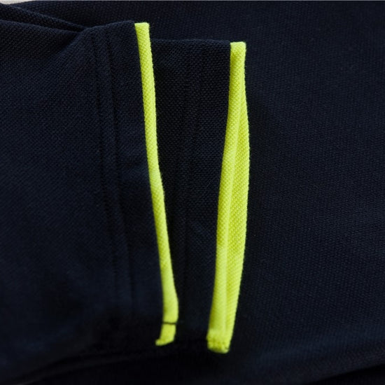 Santino Hamburg Poloshirt - Grijs / Fluor Geel Polo Santino