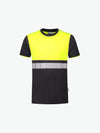Santino Hannover T-shirt - Grijs / Fluor Geel T-Shirt Santino S