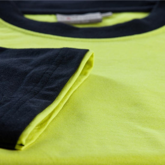 Santino Hannover T-shirt - Grijs / Fluor Geel T-Shirt Santino