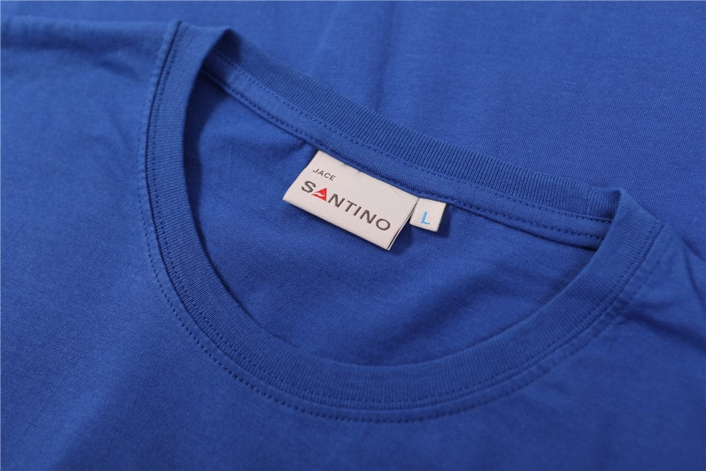 Santino Jace C-neck T-shirt - Zwart T-Shirt Santino