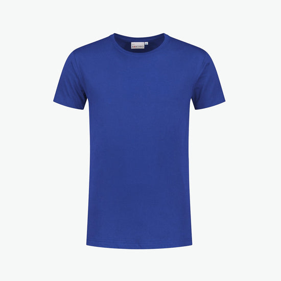Santino Jace C-neck T-shirt - Blauw T-Shirt Santino XS