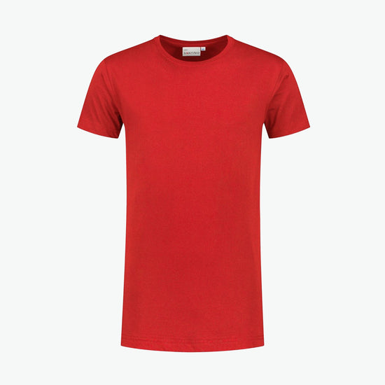 Santino Jace+ C-neck T-shirt - Rood T-Shirt Santino XS