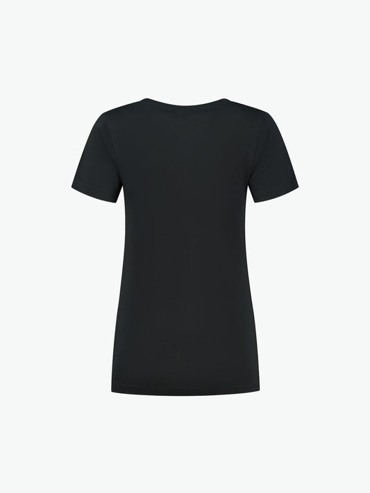 Santino Jaro Ladies T-shirt - Zwart T-Shirt Dames Santino