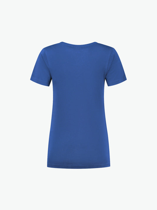 Santino Jaro Ladies T-shirt - Blauw T-Shirt Dames Santino