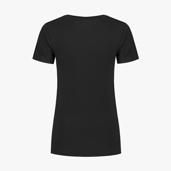 Santino Jazz Ladies V-neck T-shirt - Zwart T-Shirt Dames Santino
