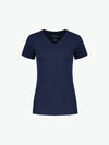 Santino Jazz Ladies V-neck T-shirt - Navy T-Shirt Dames Santino XS