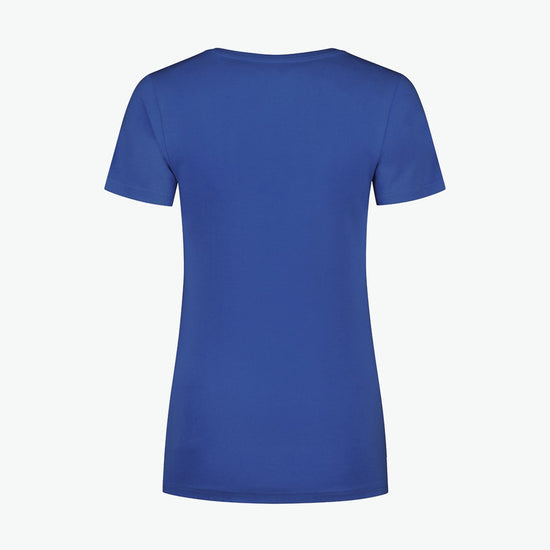 Santino Jazz Ladies V-neck T-shirt - Blauw T-Shirt Dames Santino