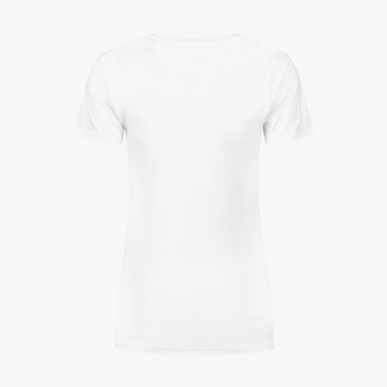Santino Jazz Ladies V-neck T-shirt - Wit T-Shirt Dames Santino