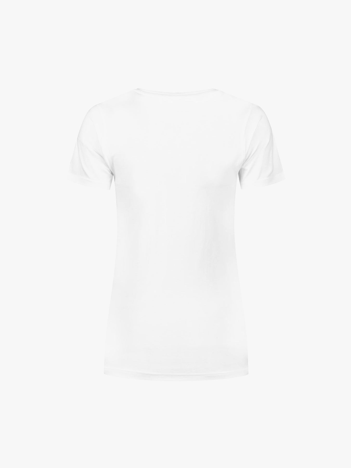 Santino Jazz Ladies V-neck T-shirt - Wit T-Shirt Dames Santino