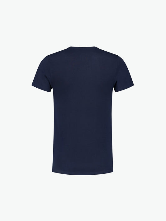 Santino Jazz V-neck T-shirt - Navy T-Shirt Santino