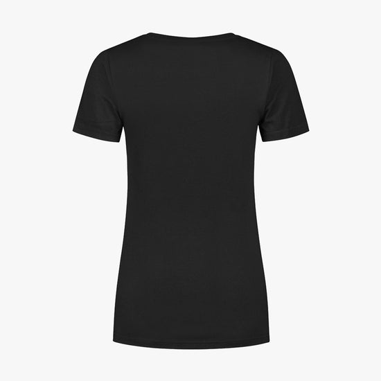 Santino Jive Ladies C-neck T-shirt - Zwart T-Shirt Dames Santino