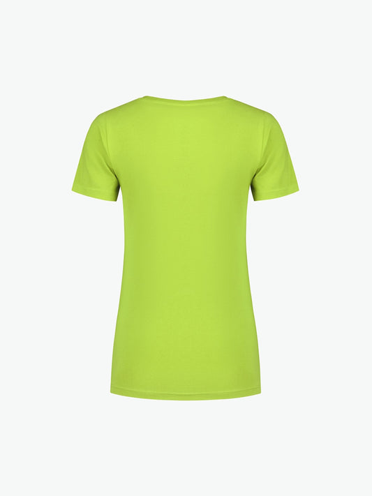 Santino Jive Ladies C-neck T-shirt - Lime T-Shirt Dames Santino