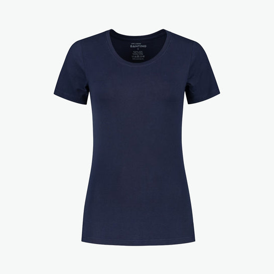 Santino Jive Ladies C-neck T-shirt - Navy T-Shirt Dames Santino XS