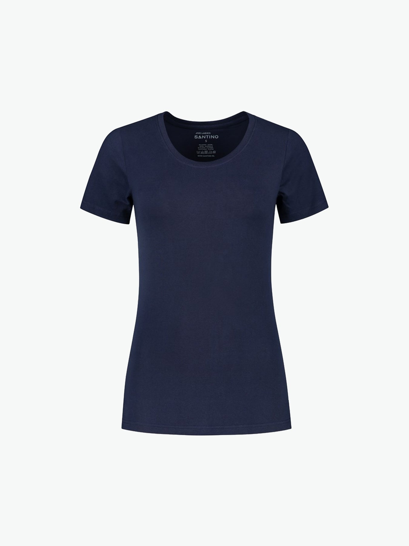 Santino Jive Ladies C-neck T-shirt - Navy T-Shirt Dames Santino XS