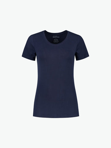 Santino Jive Ladies C-neck T-shirt - Navy T-Shirt Dames Santino XS