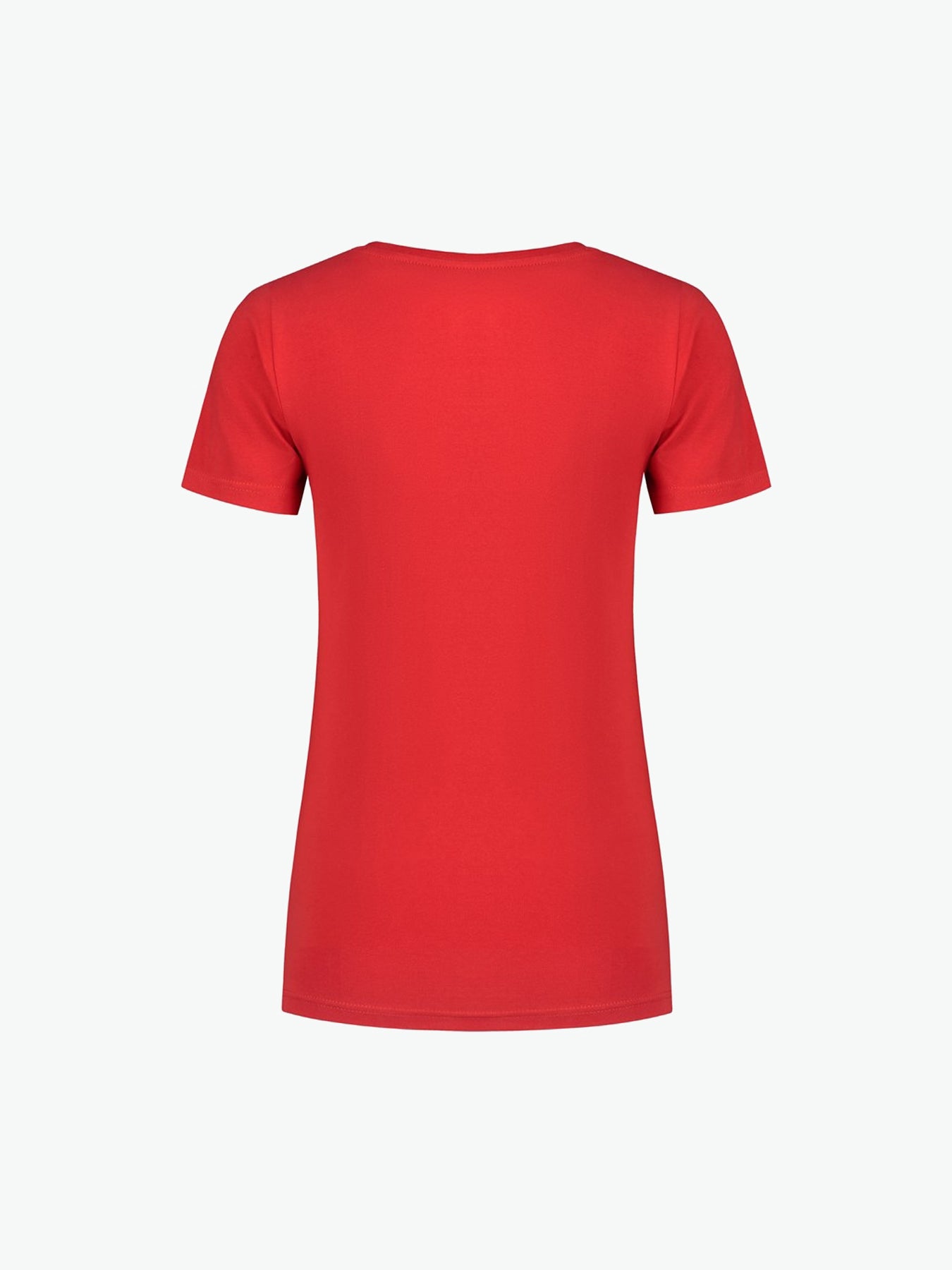 Santino Jive Ladies C-neck T-shirt - Rood T-Shirt Dames Santino