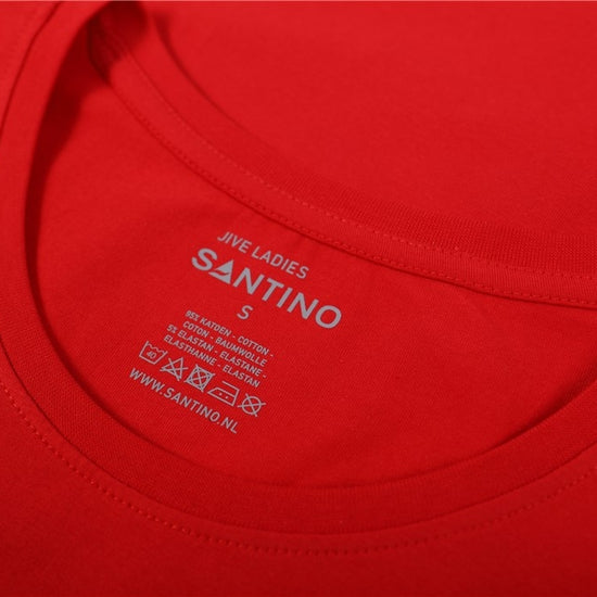 Santino Jive Ladies C-neck T-shirt - Zwart T-Shirt Dames Santino