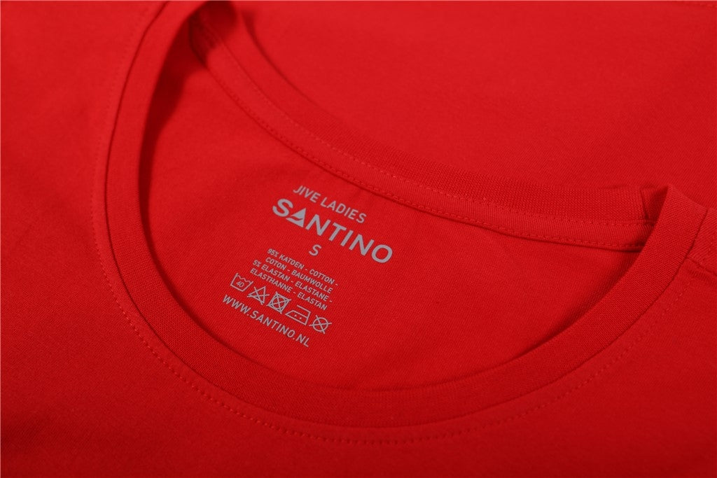 Santino Jive Ladies C-neck T-shirt - Zwart T-Shirt Dames Santino