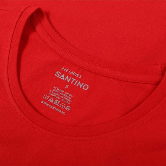Santino Jive Ladies C-neck T-shirt - Zwart T-Shirt Dames Santino