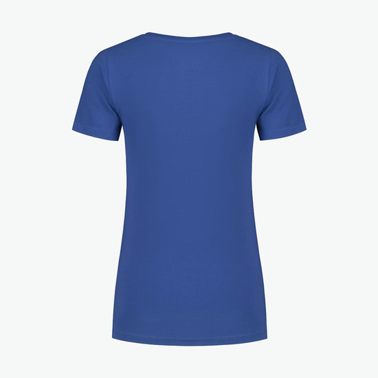 Santino Jive Ladies C-neck T-shirt - Blauw T-Shirt Dames Santino