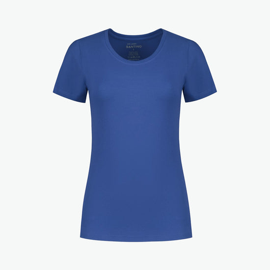 Santino Jive Ladies C-neck T-shirt - Blauw T-Shirt Dames Santino XS