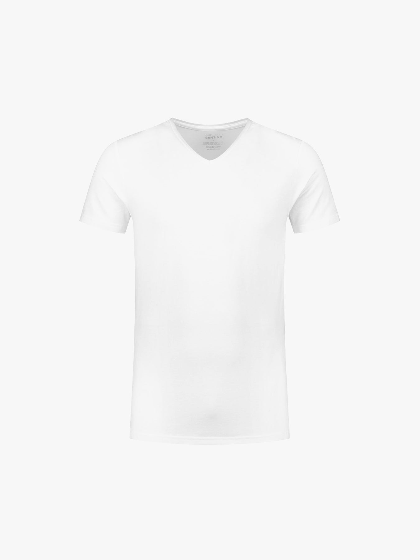 Santino Jonaz V-neck T-shirt - Wit T-Shirt Santino XS