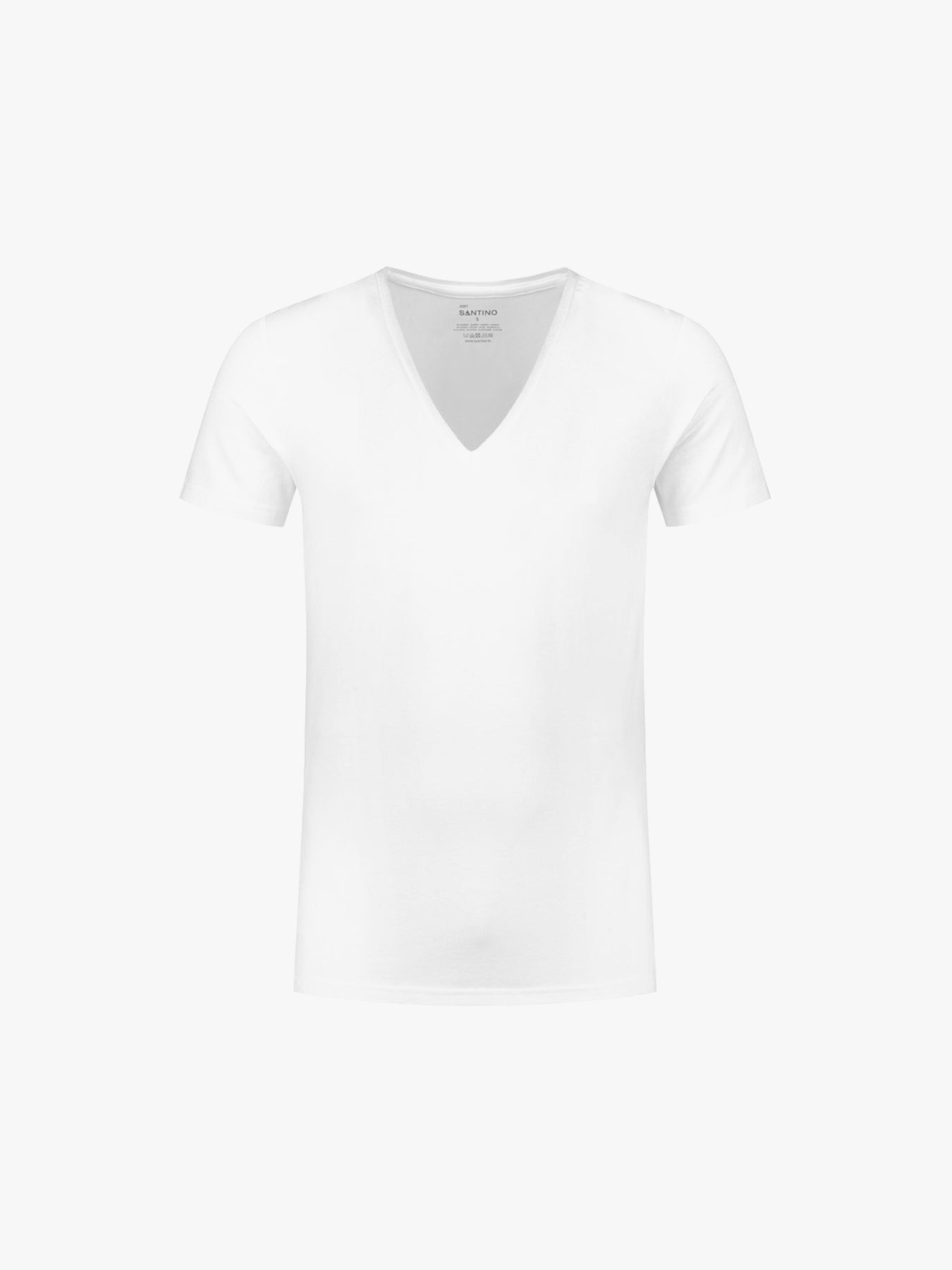 Santino Jort V-neck T-shirt - Wit T-Shirt Santino XS