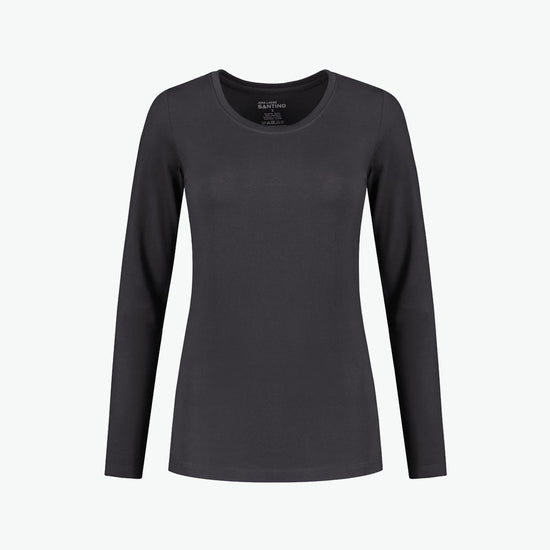 Santino Juna Ladies T-shirt - Grijs T-Shirt Dames Santino XS