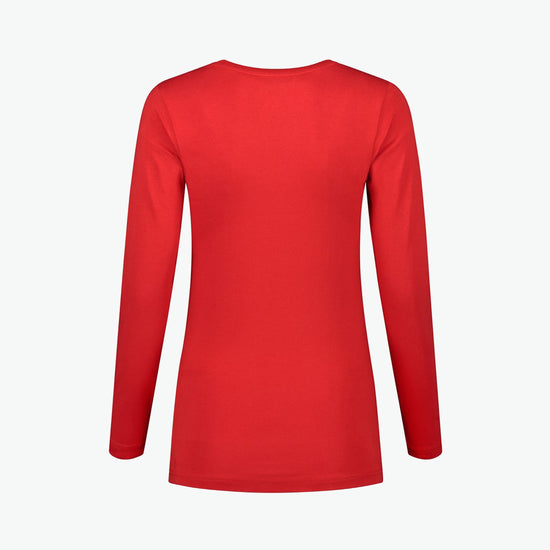 Santino Juna Ladies T-shirt - Rood T-Shirt Dames Santino