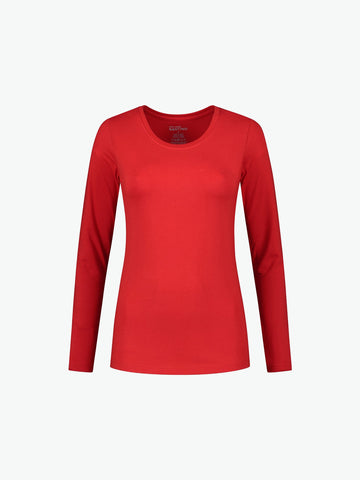 Santino Juna Ladies T-shirt - Rood T-Shirt Dames Santino XS