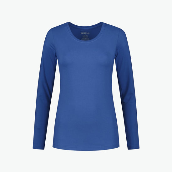 Santino Juna Ladies T-shirt - Blauw T-Shirt Dames Santino XS