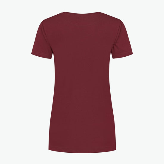 Santino Lebec Ladies T-shirt - Burgundy T-Shirt Dames Santino