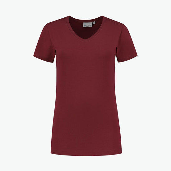 Santino Lebec Ladies T-shirt - Burgundy T-Shirt Dames Santino XS