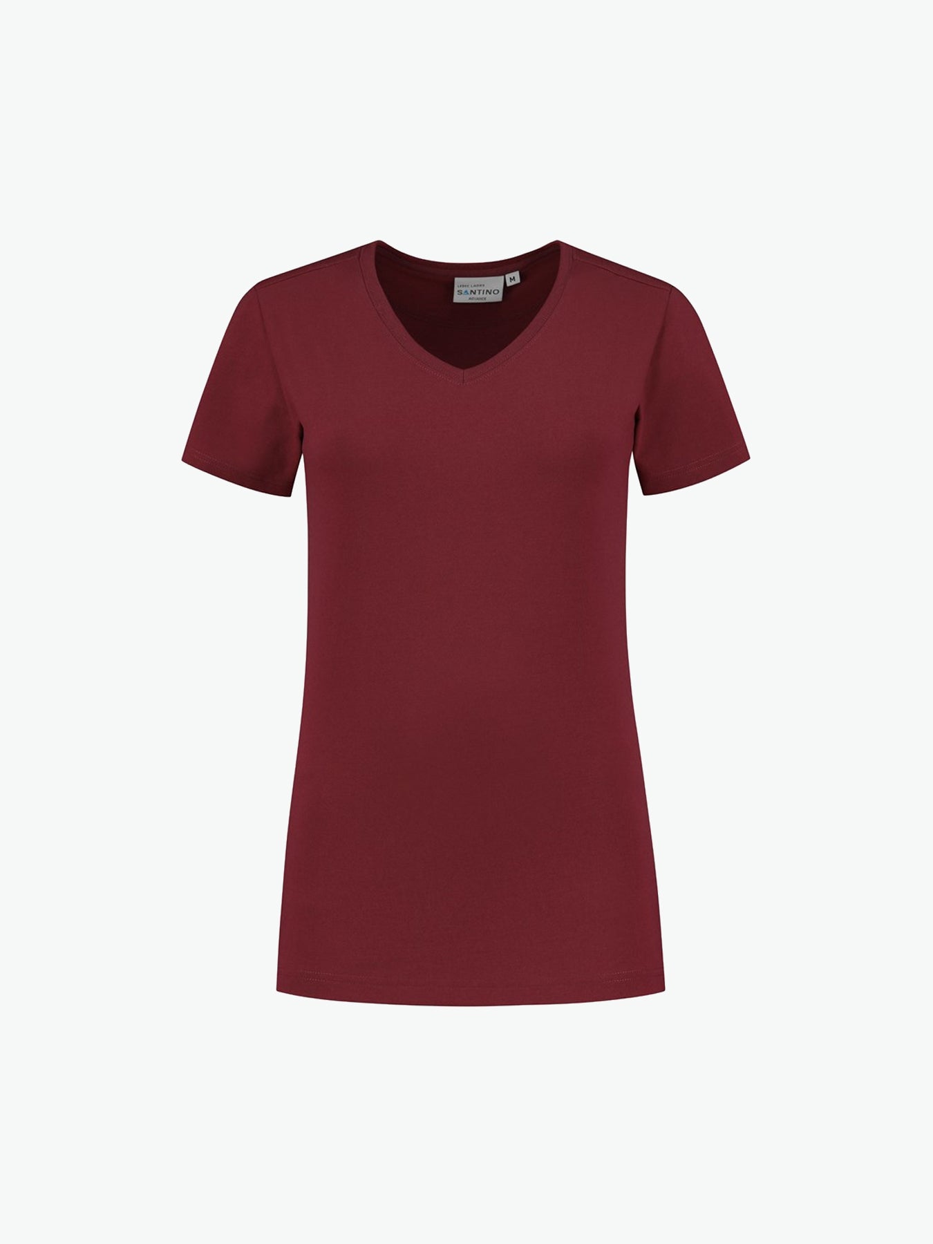 Santino Lebec Ladies T-shirt - Burgundy T-Shirt Dames Santino XS