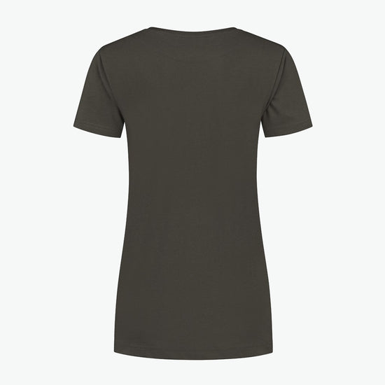 Santino Lebec Ladies T-shirt - Antraciet T-Shirt Dames Santino