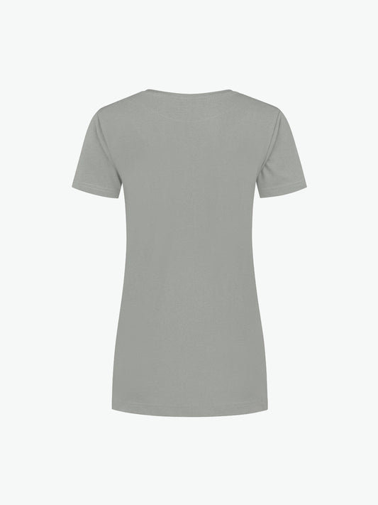 Santino Lebec Ladies T-shirt - Zilver Grijs T-Shirt Dames Santino