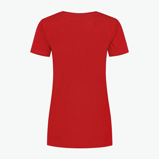Santino Lebec Ladies T-shirt - Rood T-Shirt Dames Santino