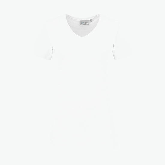 Santino Lebec Ladies T-shirt - Wit T-Shirt Dames Santino XS