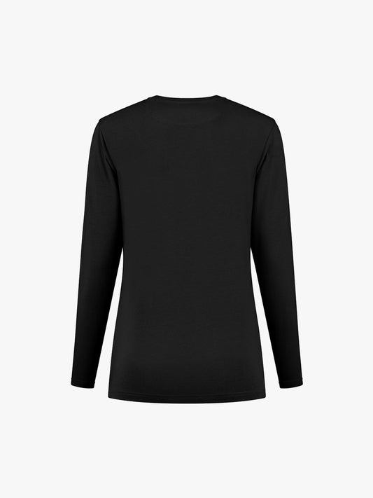 Santino Ledburg Ladies T-shirt - Zwart T-Shirt Dames Santino