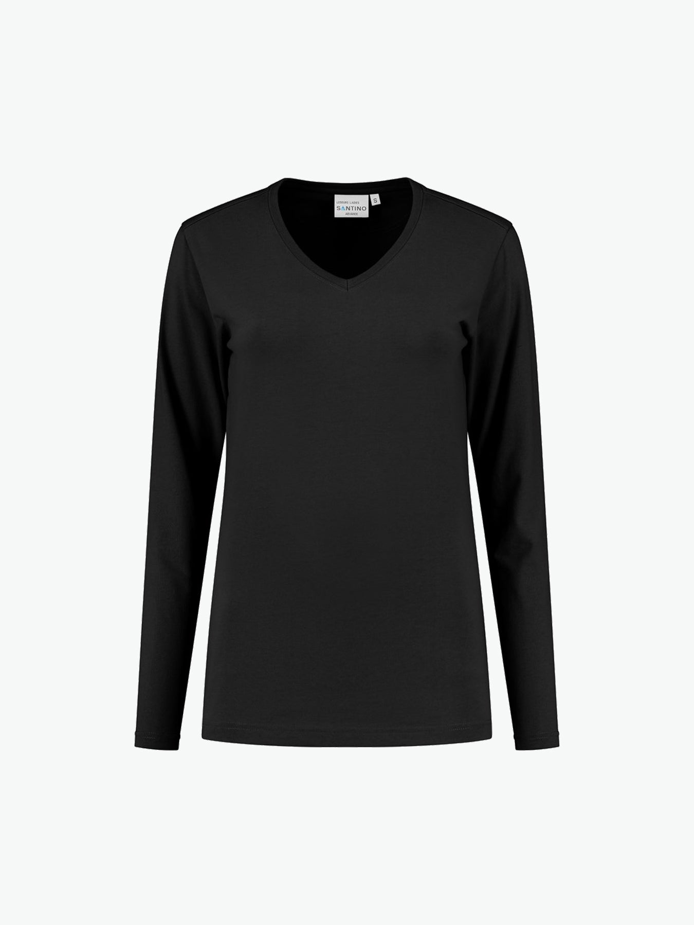 Santino Ledburg Ladies T-shirt - Zwart T-Shirt Dames Santino XS