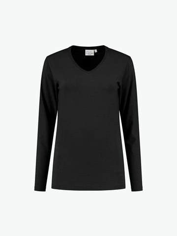 Santino Ledburg Ladies T-shirt - Zwart T-Shirt Dames Santino XS