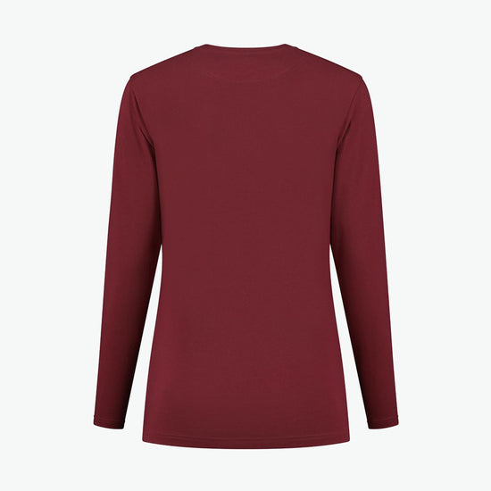 Santino Ledburg Ladies T-shirt - Burgundy T-Shirt Dames Santino