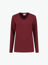 Santino Ledburg Ladies T-shirt - Burgundy T-Shirt Dames Santino XS