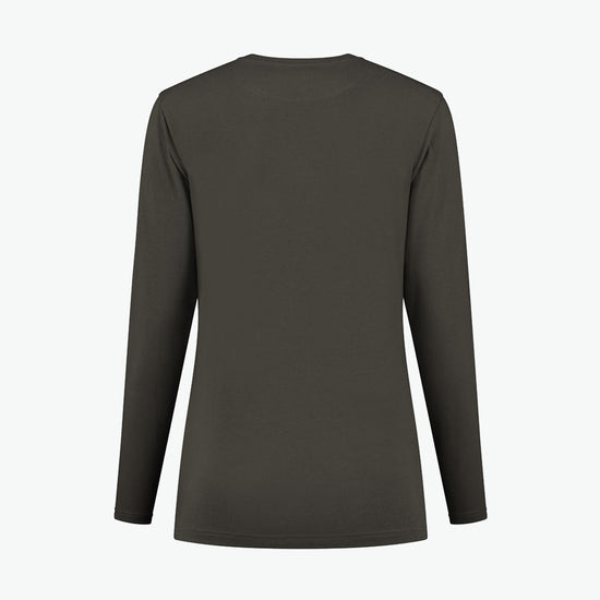 Santino Ledburg Ladies T-shirt - Antraciet T-Shirt Dames Santino