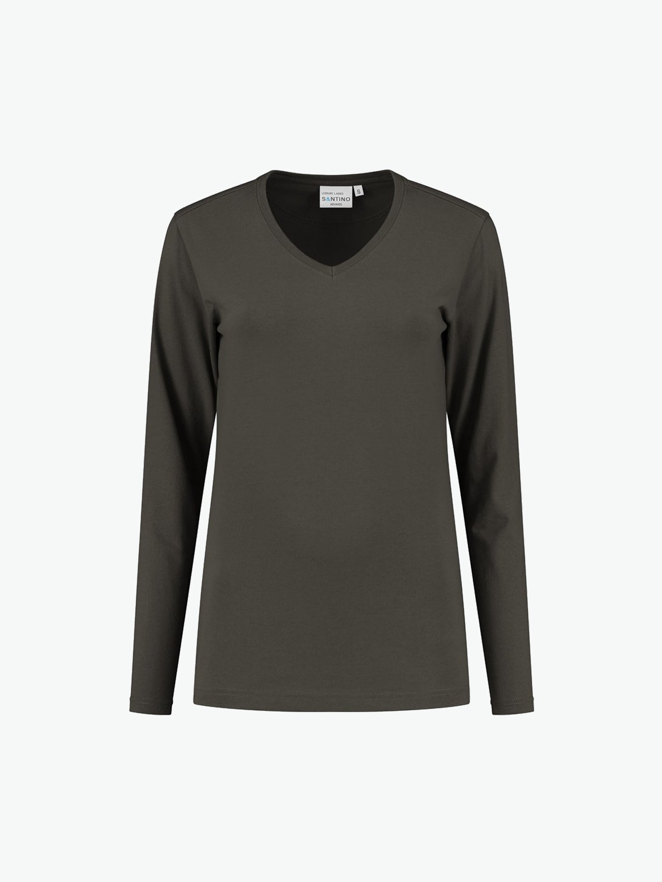 Santino Ledburg Ladies T-shirt - Antraciet T-Shirt Dames Santino XS
