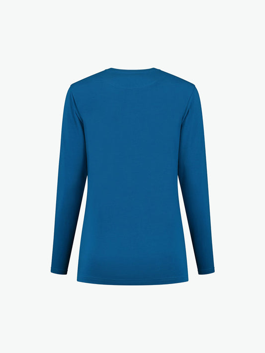 Santino Ledburg Ladies T-shirt - Blauw T-Shirt Dames Santino
