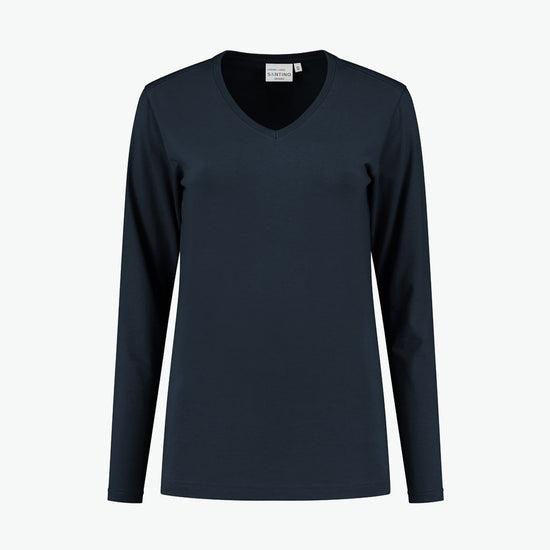 Santino Ledburg Ladies T-shirt - Dark Navy T-Shirt Dames Santino XS