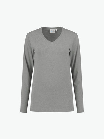 Santino Ledburg Ladies T-shirt - Grijs T-Shirt Dames Santino