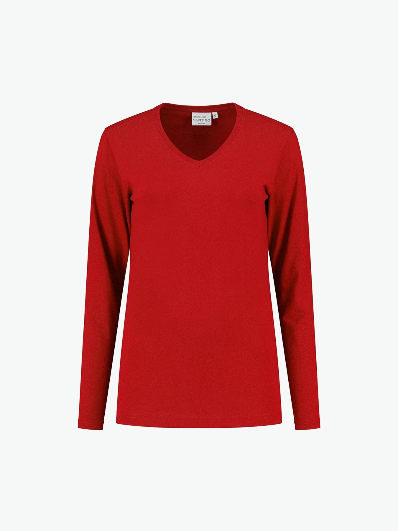 Santino Ledburg Ladies T-shirt - Rood T-Shirt Dames Santino XS