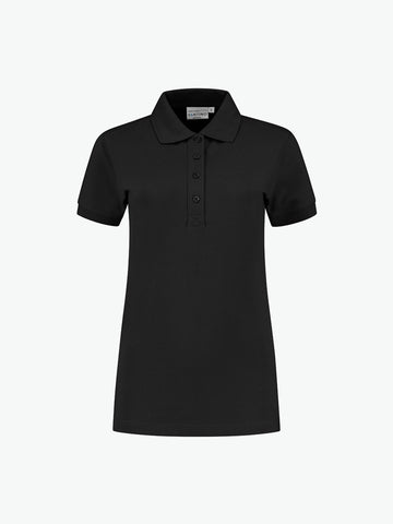 Santino Leeds Ladies Poloshirt - Zwart Polo Dames Santino XS